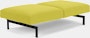 Avio Bench - Two Seater, Classic Boucle, Chartreuse, Black