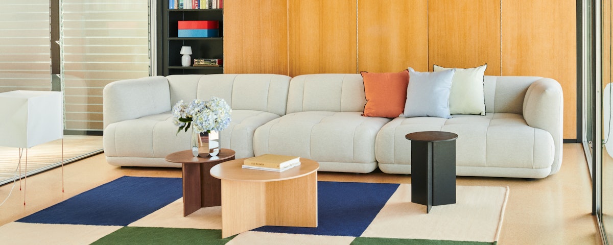 Quilton Modular Sofa and Slit Tables