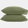 Design Within Reach Sham Set - Percale,  Standard,  moss