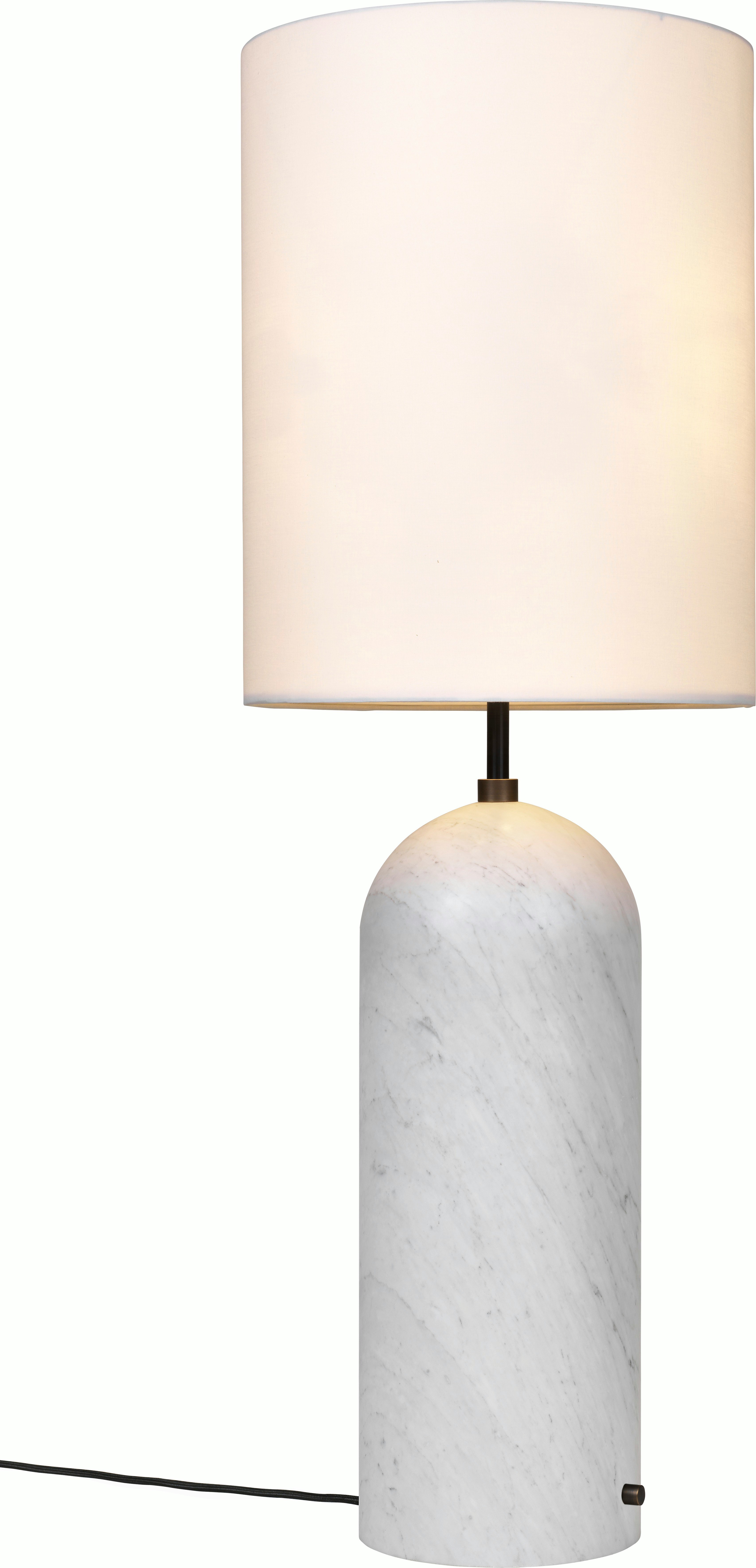 Gravity XL Floor Lamp in White Marble