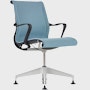 Setu Side Chair in Meld Nordic with silver alloy base