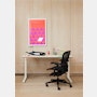 Nelson Pop Art Purple Triangles Poster