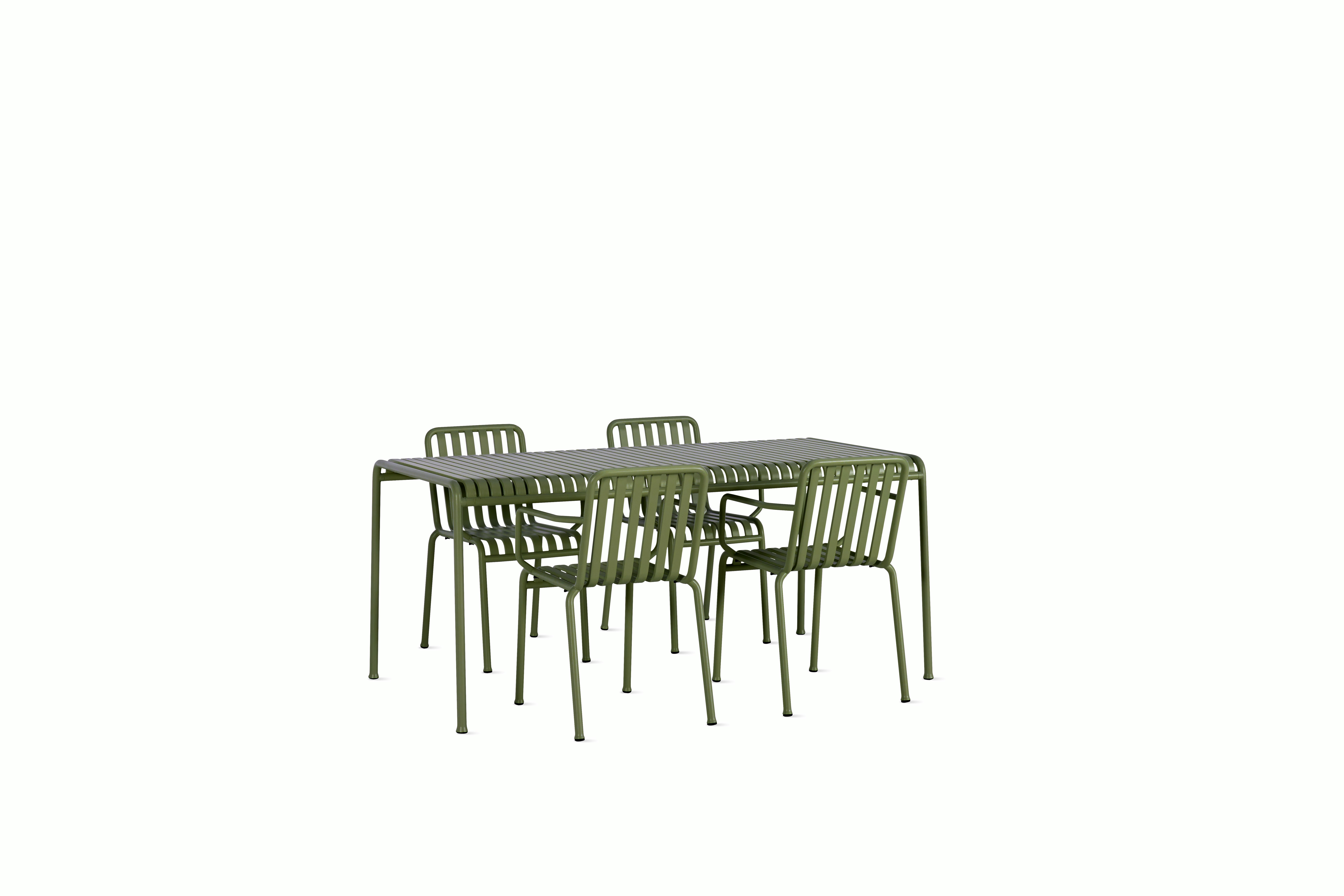 Palissade Dining Set, 4 Armchairs