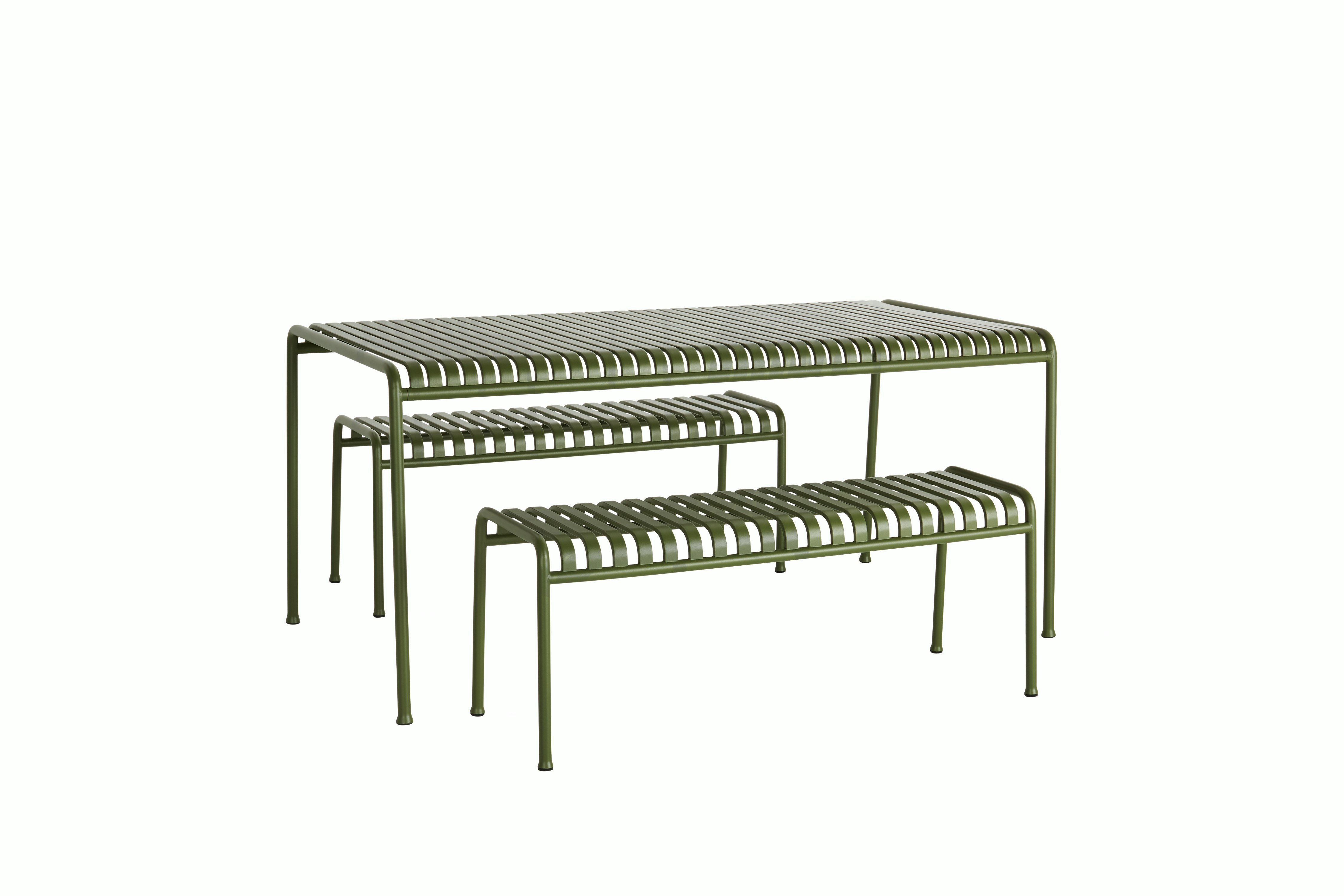 Palissade Dining Table and Bench Set