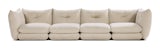 Pillo Sofa -  Four Seater Standard or Deep in Haven Ivory Pillo Sofa -  Four Seater Standard or Deep in Haven Ivory