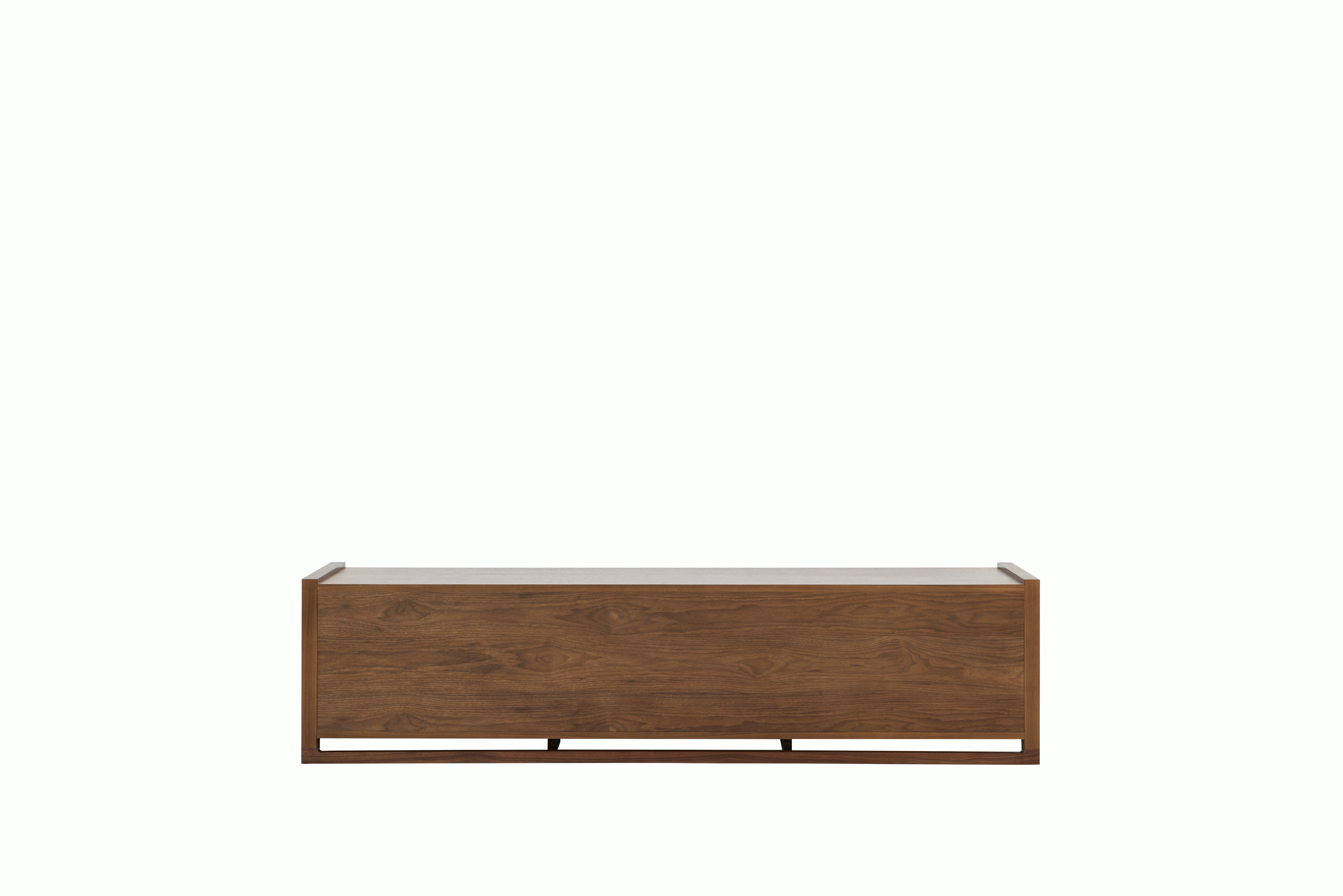 Matera Media Unit,  walnut,  80 in