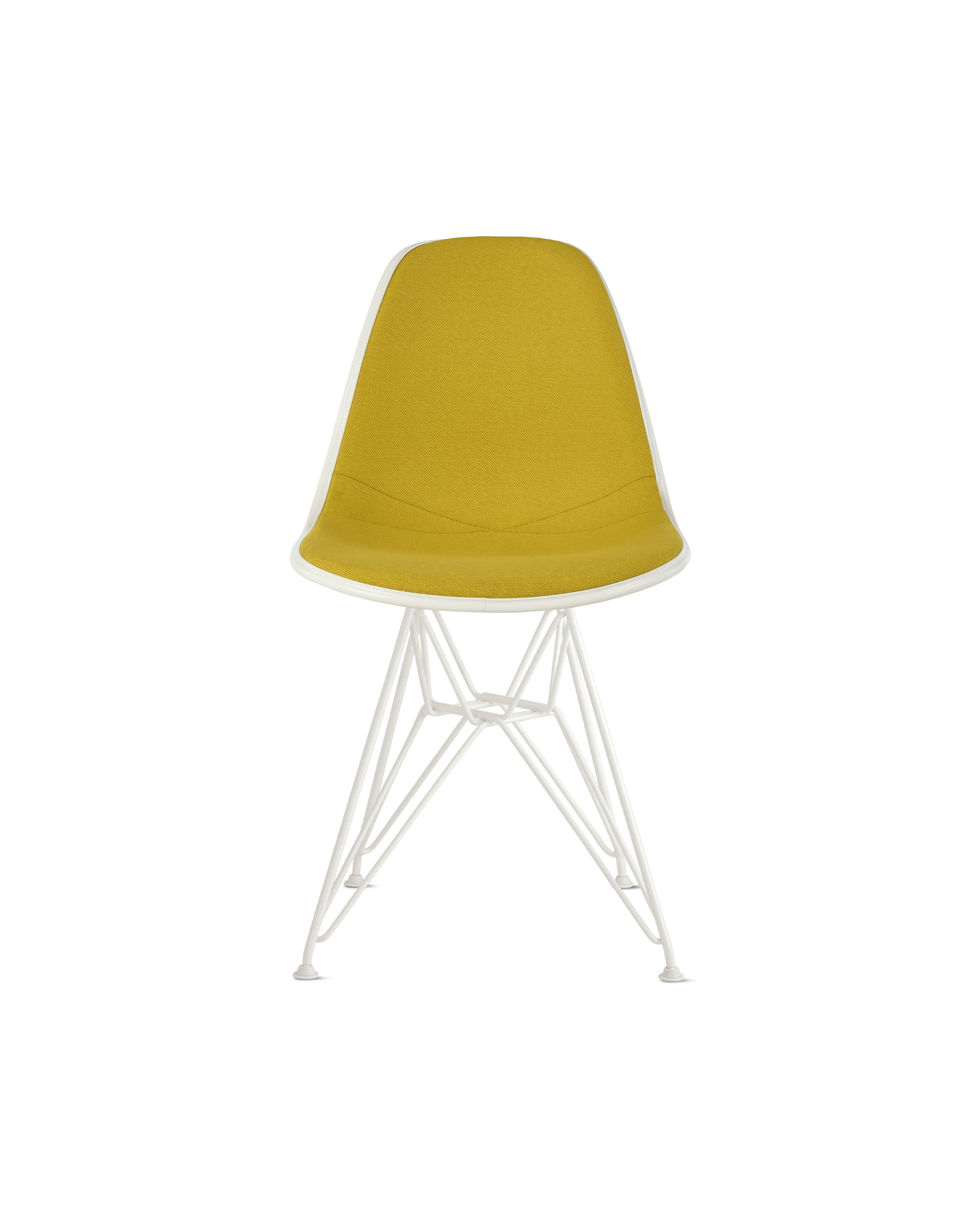 Eames Upholstered Molded Plastic Side Chair