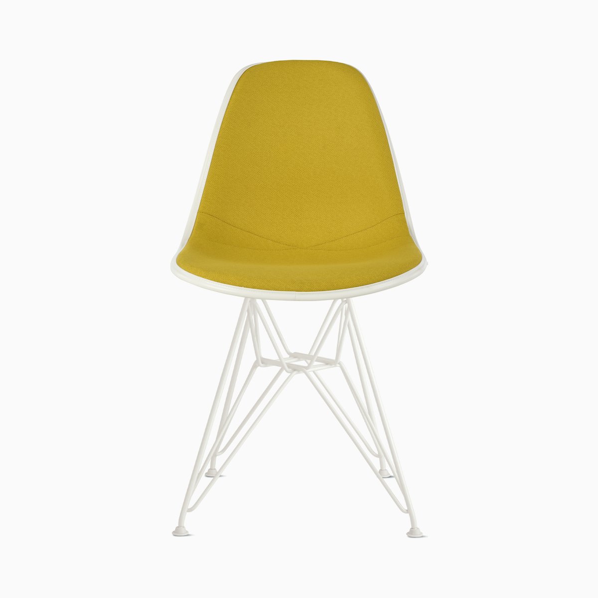Eames Upholstered Molded Plastic Side Chair Eames Upholstered Molded Plastic Side Chair