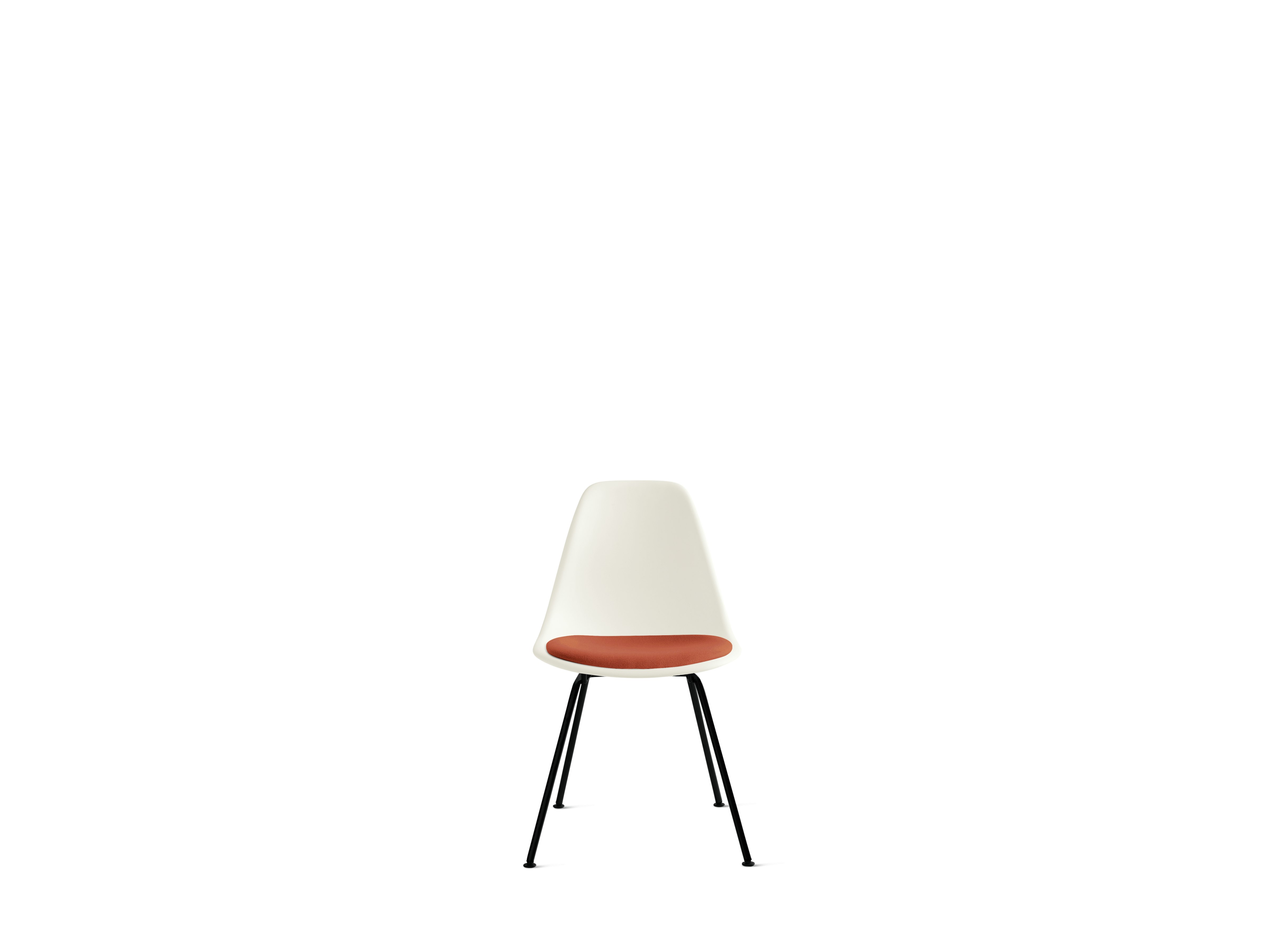 Eames Recycled Plastic Side Chair with Seat Pad