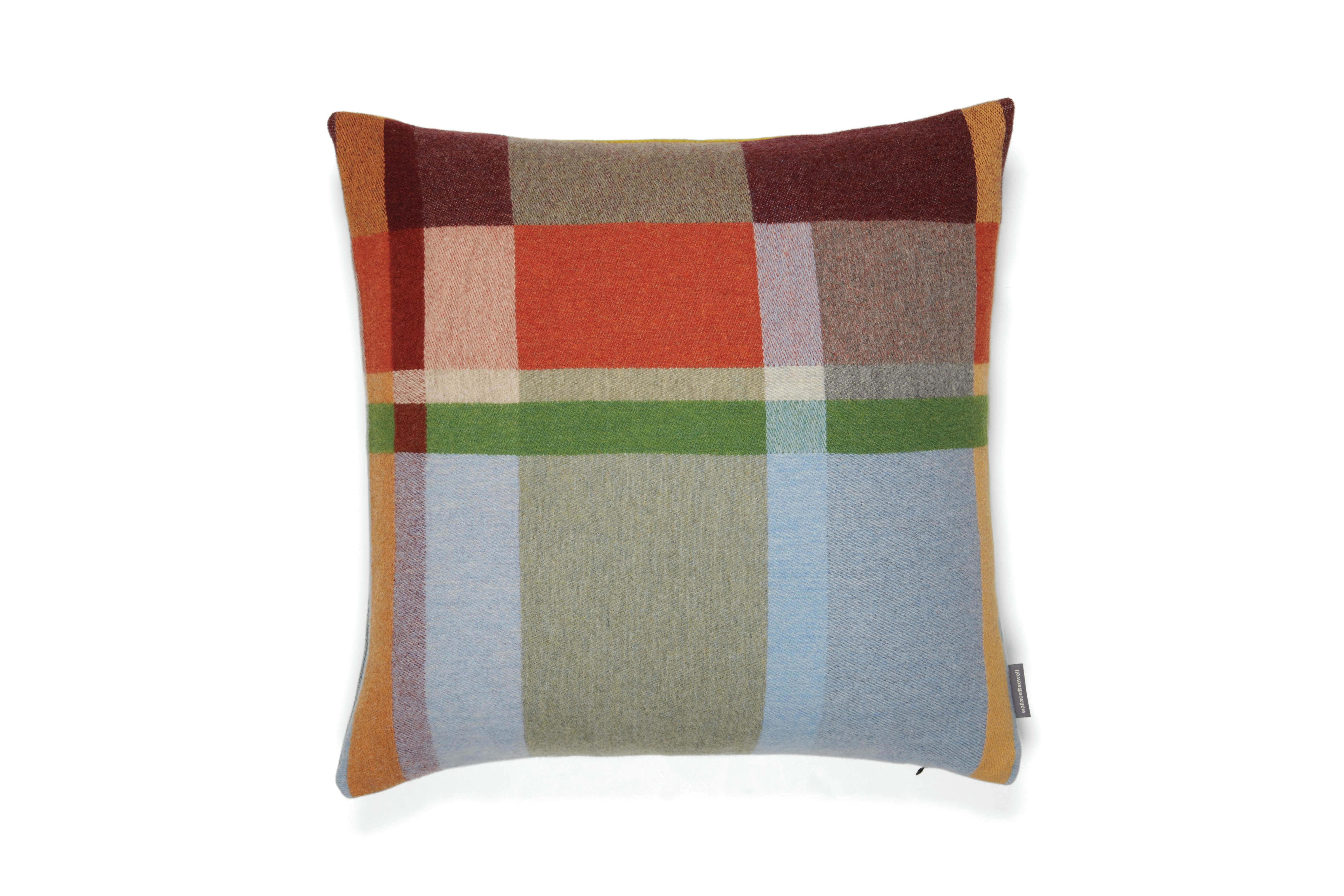 Feilden Lambswool Block Cushion, Design B 
