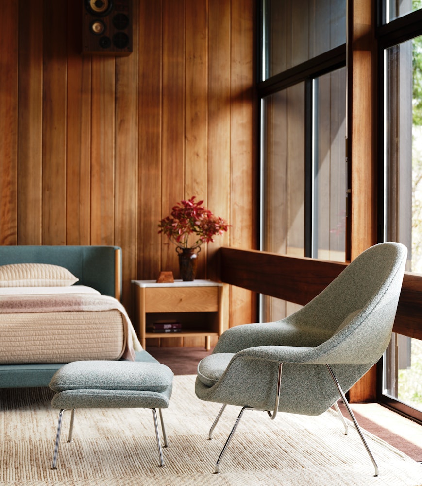 Womb Chair and Ottoman