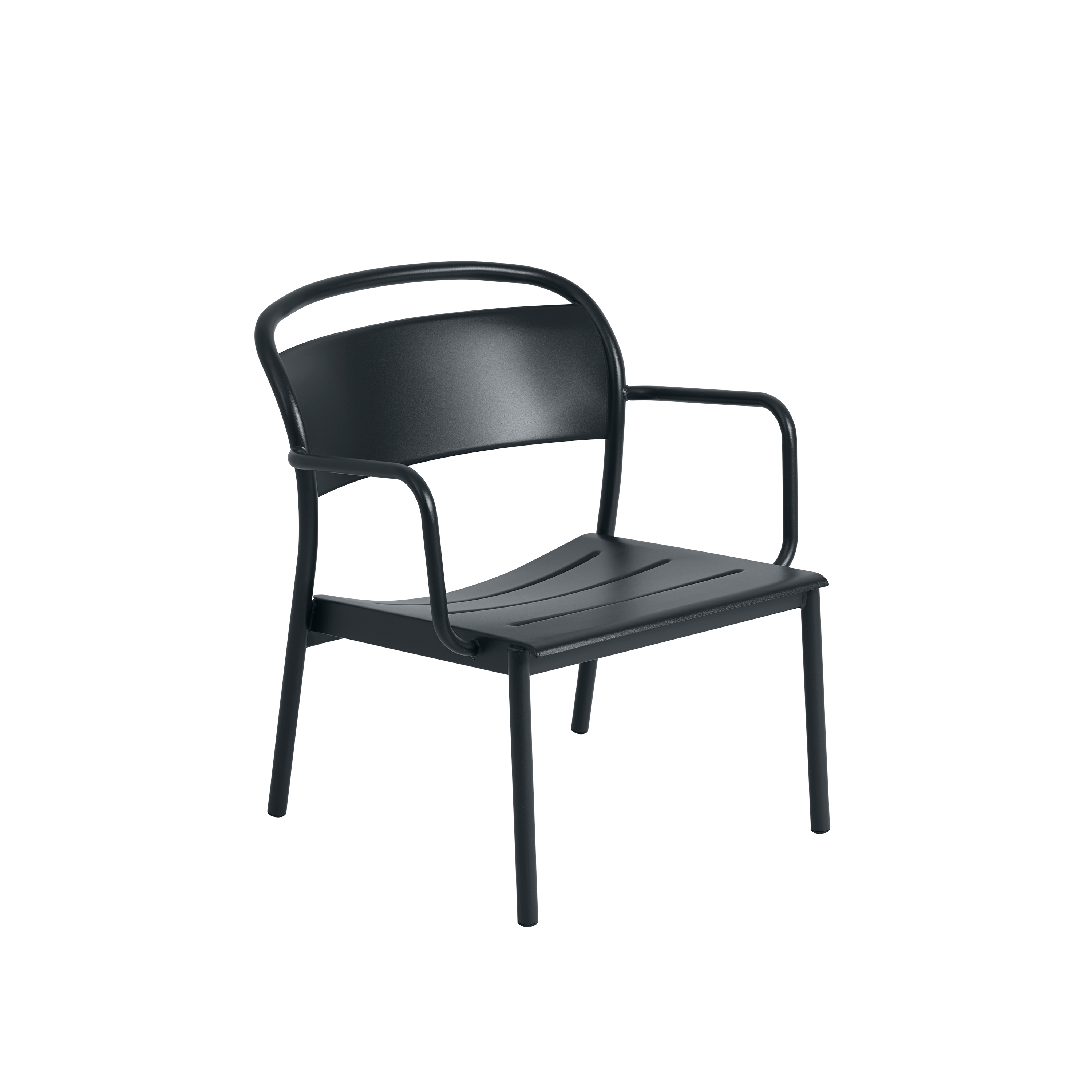 Linear Steel Lounge Armchair