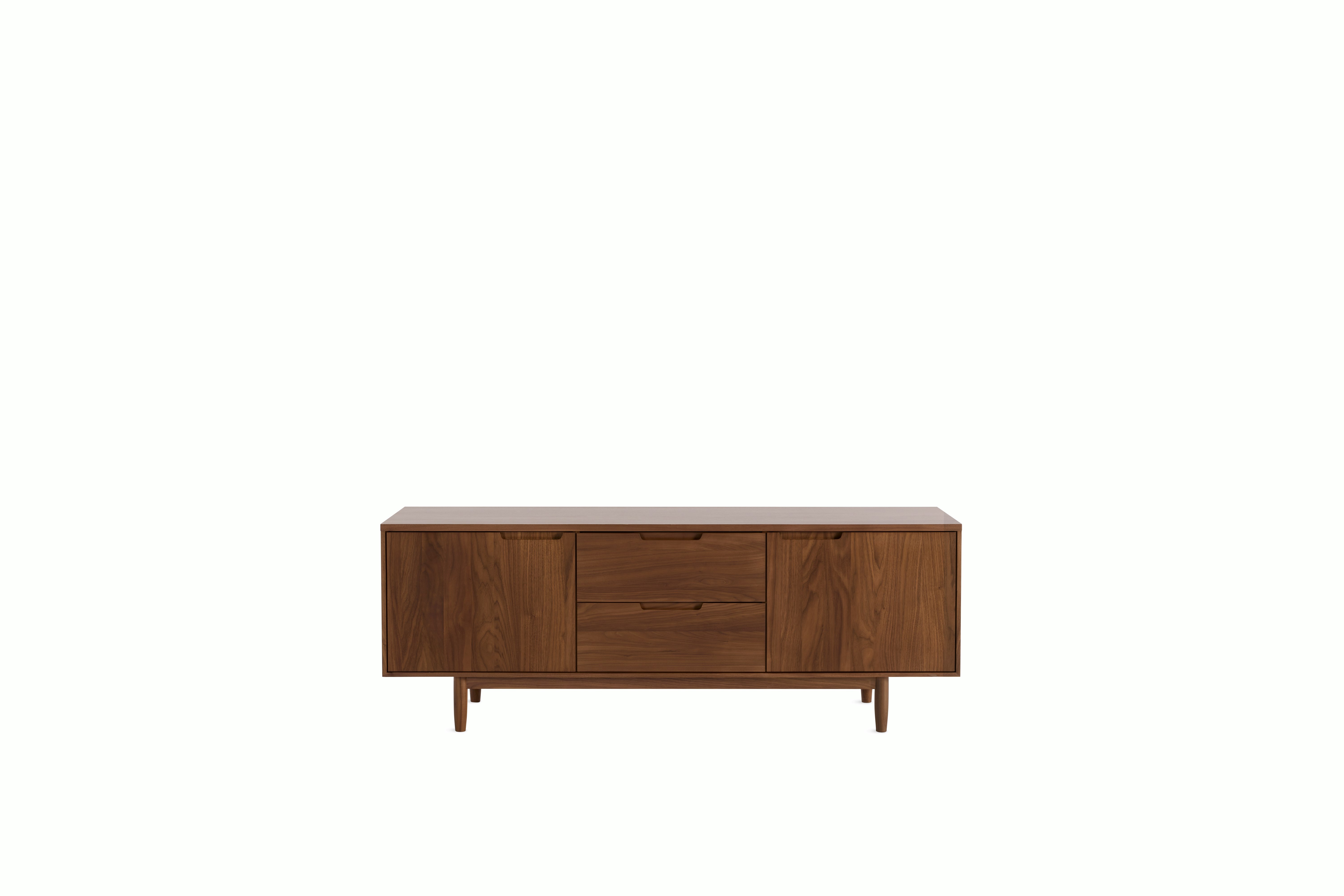 Raleigh Media Unit - 60",  Walnut"
