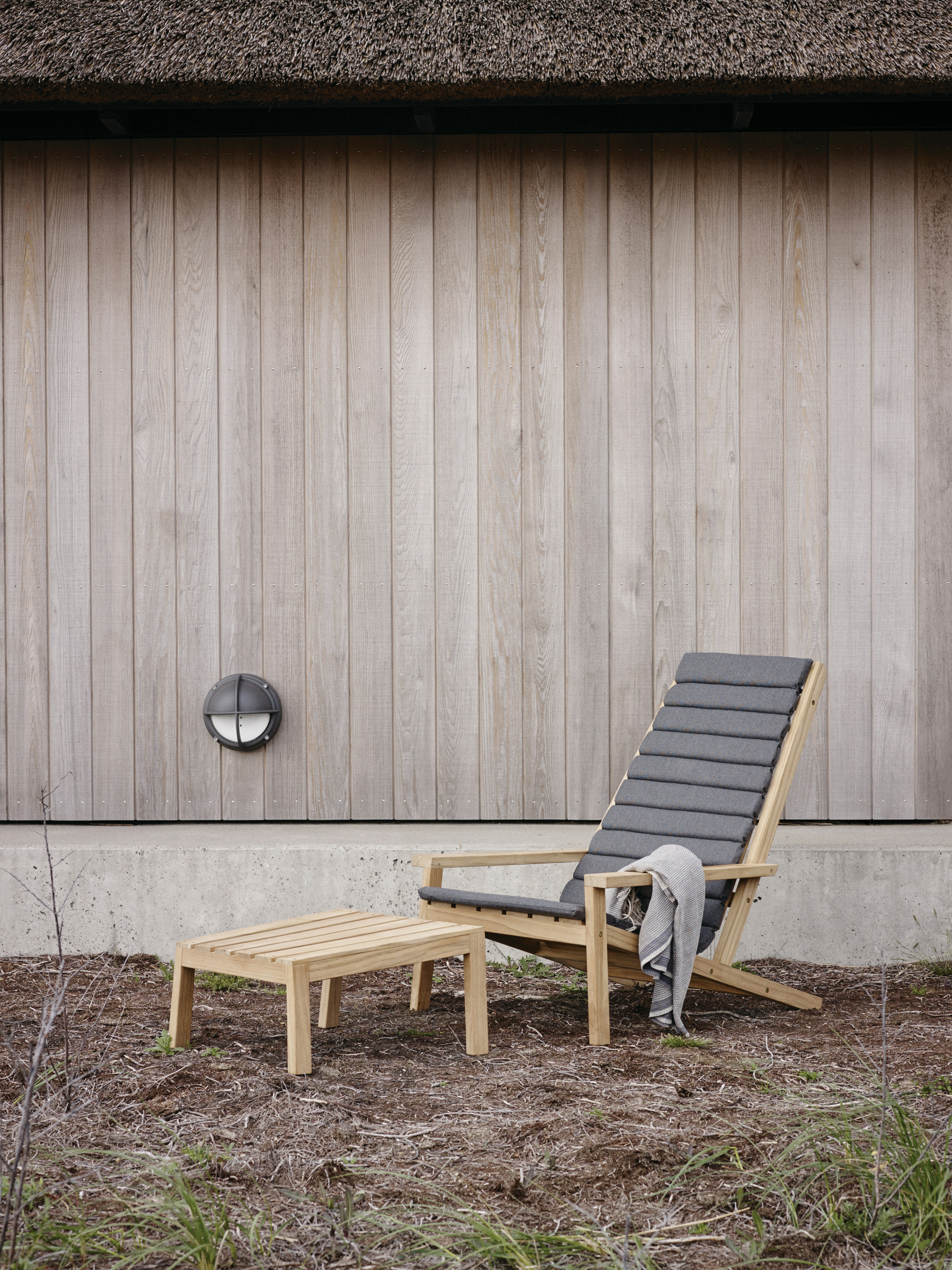 Between Lines Deck Chair Cushion