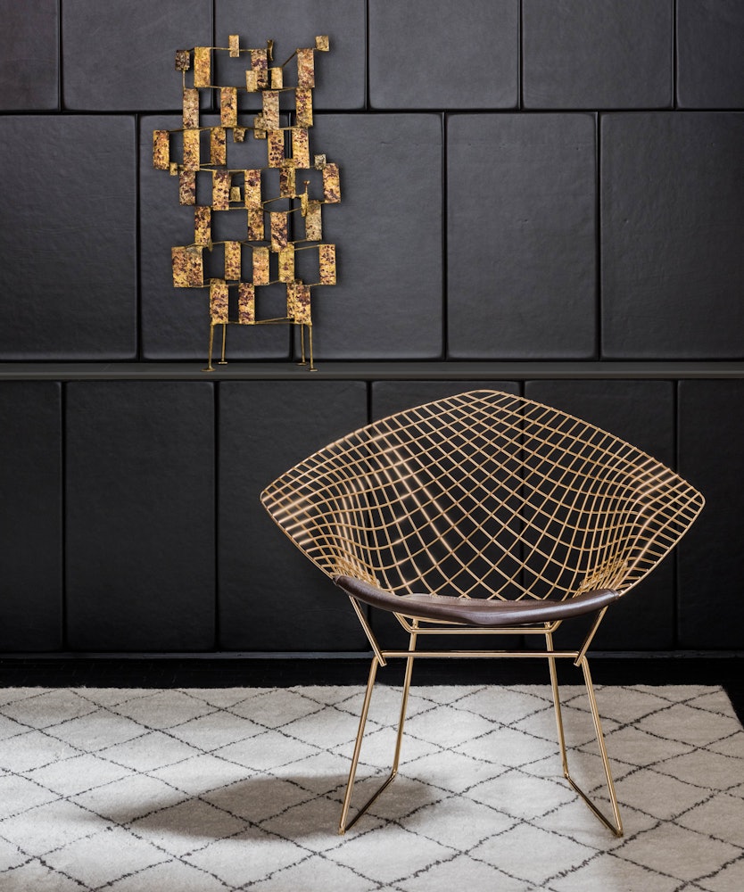 Bertoia Diamond Lounge Chair, Full Cover | Knoll Bertoia Diamond Lounge Chair, Full Cover | Knoll