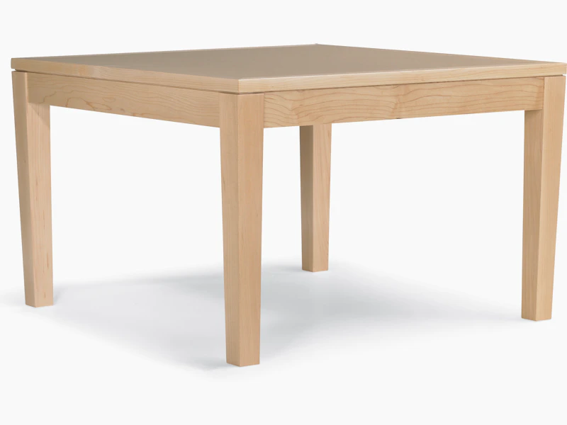 A Brava end table in solid maple.