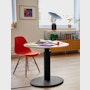 Eames Molded Plastic Side Chair with Seat Pad