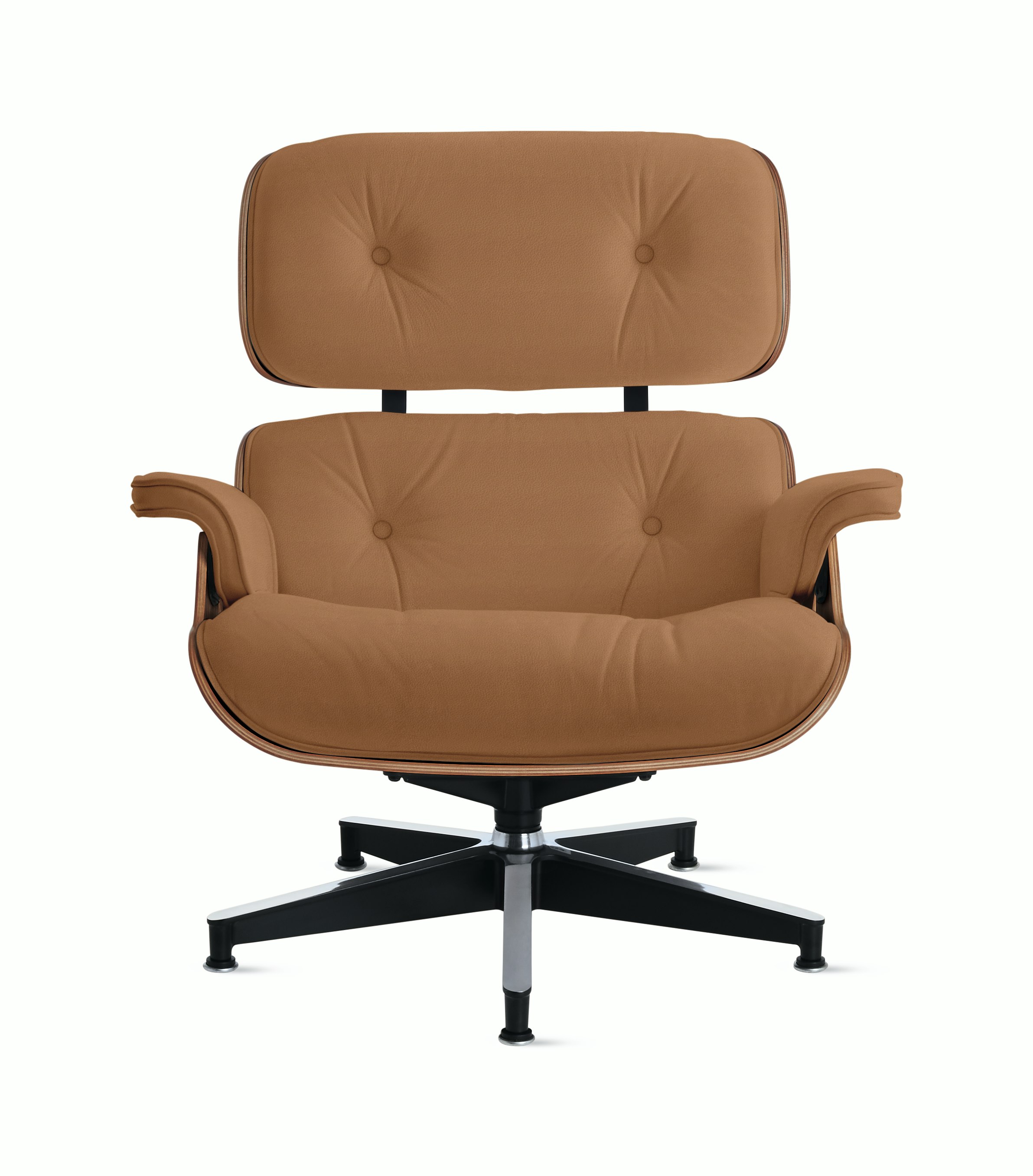 Eames Lounge Chair in Prone and Stow leathers