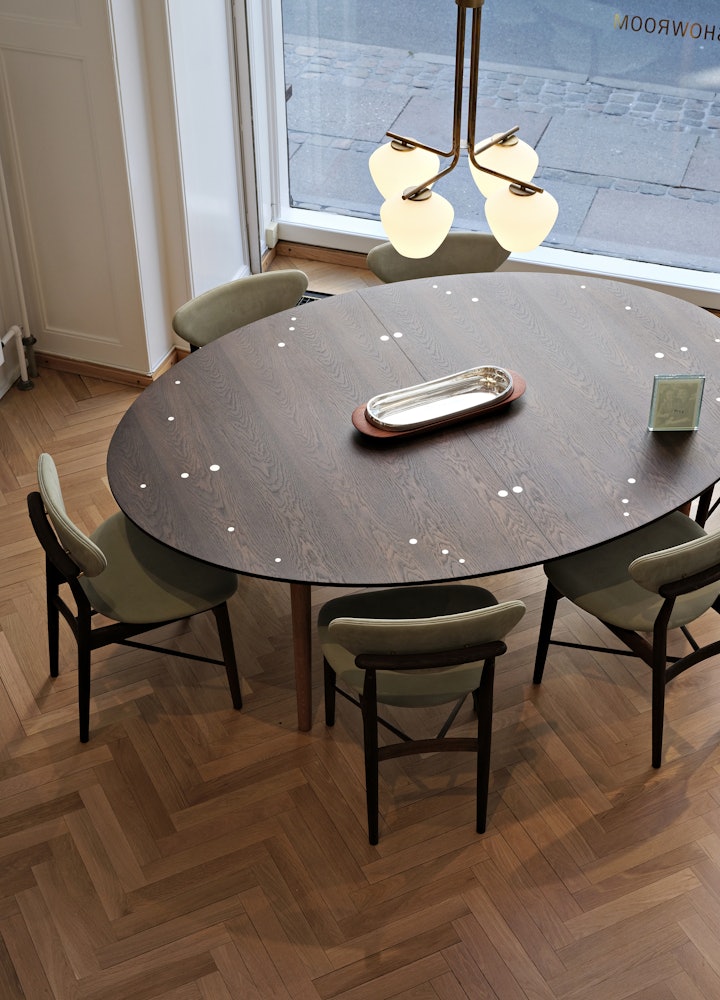Silver Extension Dining Table