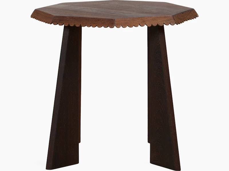 Lesire High Side Table - Panga Panga Wood