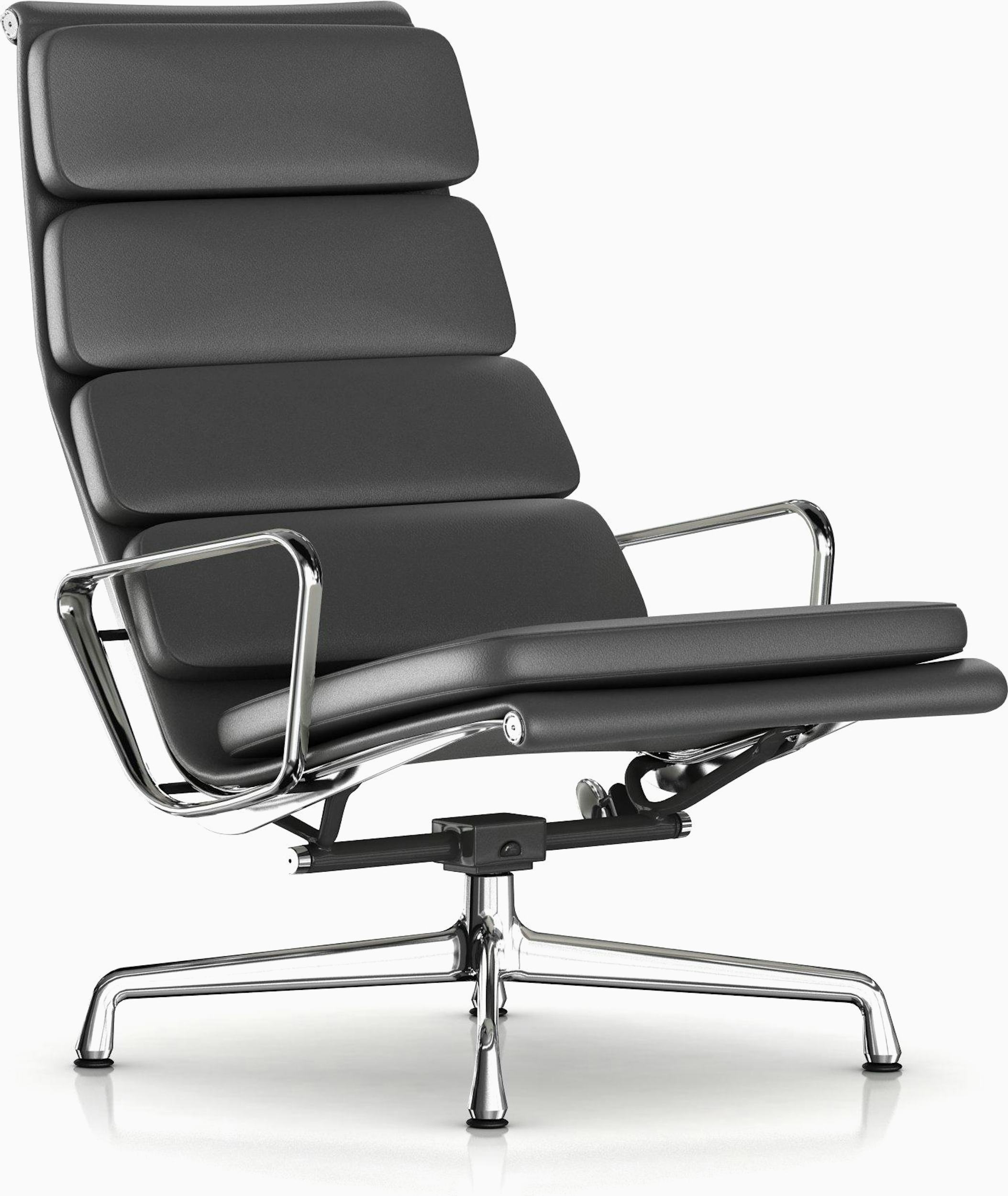 Herman Miller Eames Soft Pad Lounge Chair in Black | Leather