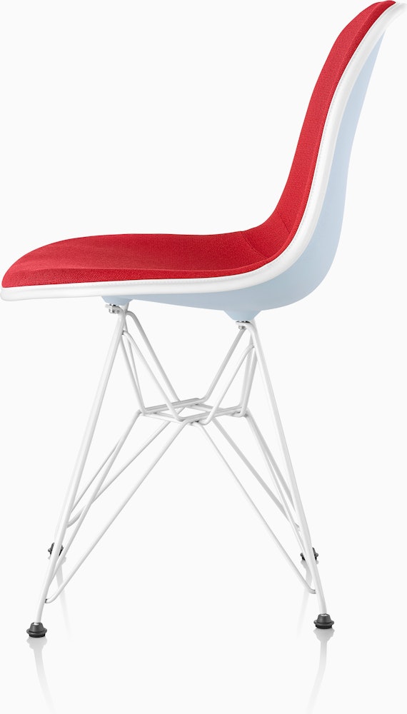 Eames Upholstered Molded Plastic Side Chair