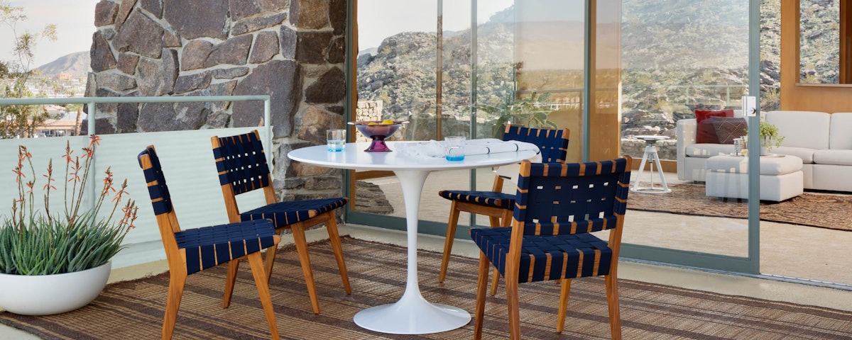 Risom Outdoor Side Chair