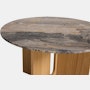 Androgyne Dining Table,  grey-galaxy,  oak