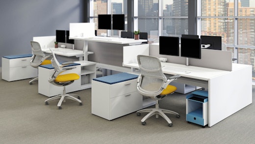 quoin mobile cart pedestal 12" 12w 12 slim tray top bin credenza cushions generation gen k.bench hat bench adjustable