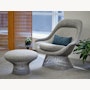Platner Ottoman