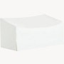 1966 Lounge Chair w/ Arms Cover - 3 Seater, White