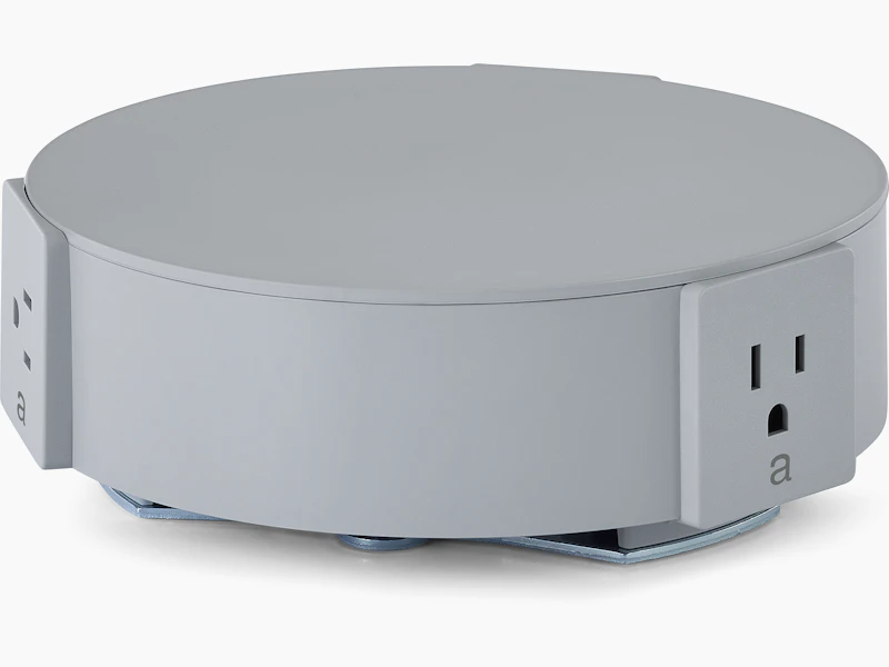 A Logic Reach Electrical Hub in light gray.