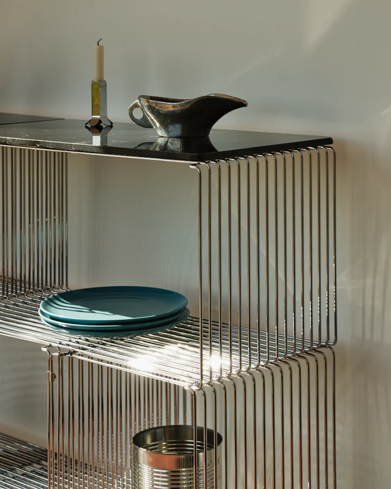 Panton Low Wire Shelving – Design Within Reach Panton Low Wire Shelving – Design Within Reach