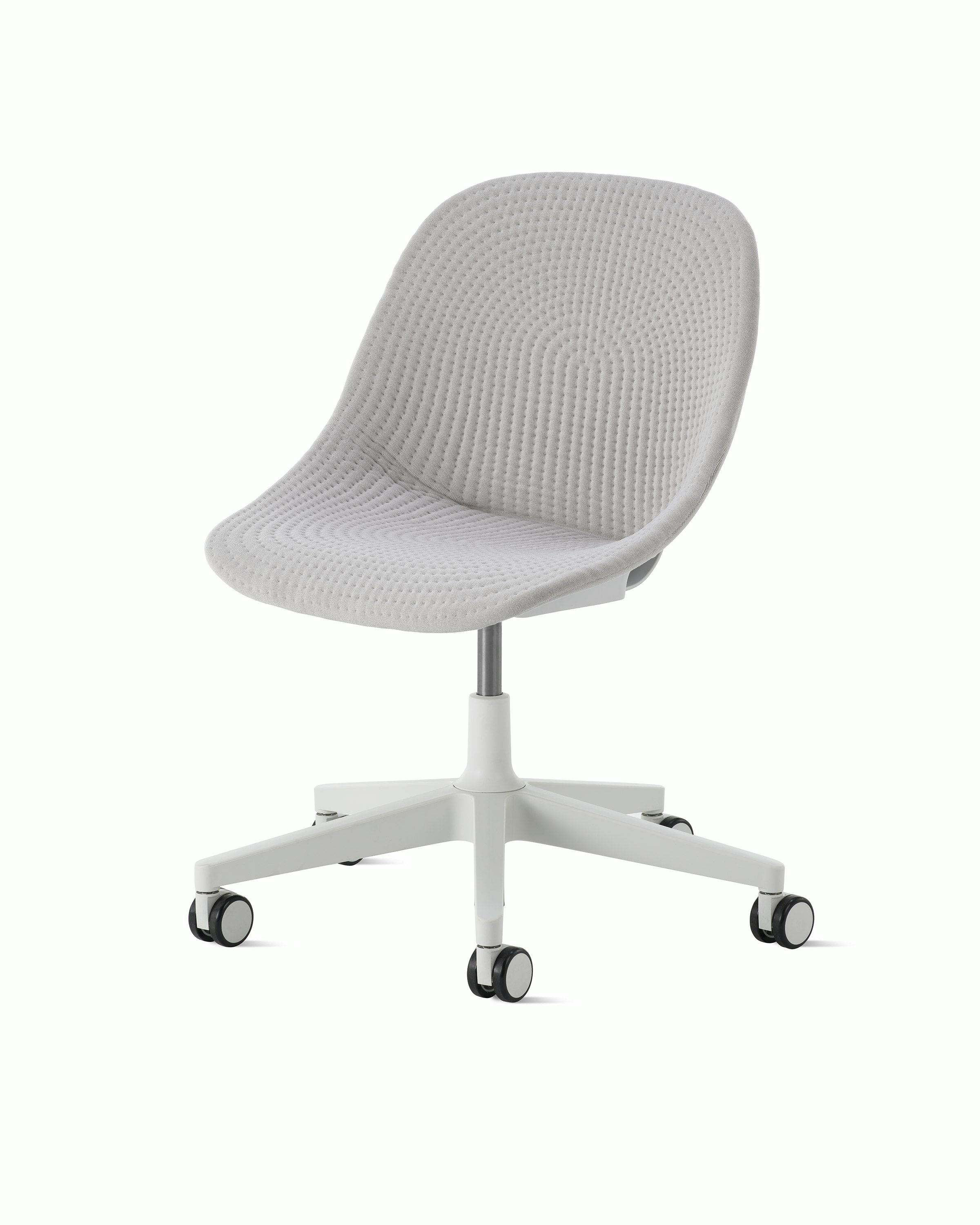 Angle view of Alpine Zeph Chair with an Alpine unibody
