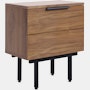 Elemental Bedside Table - Walnut