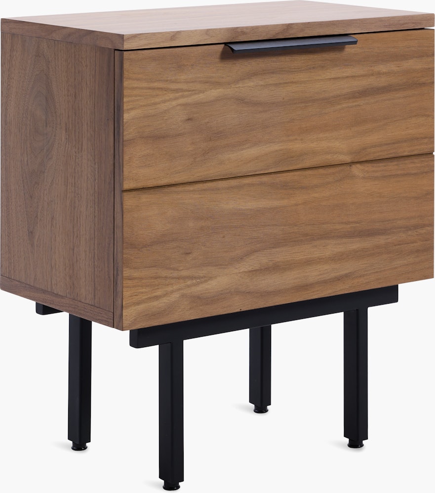 Elemental Bedside Table - Walnut