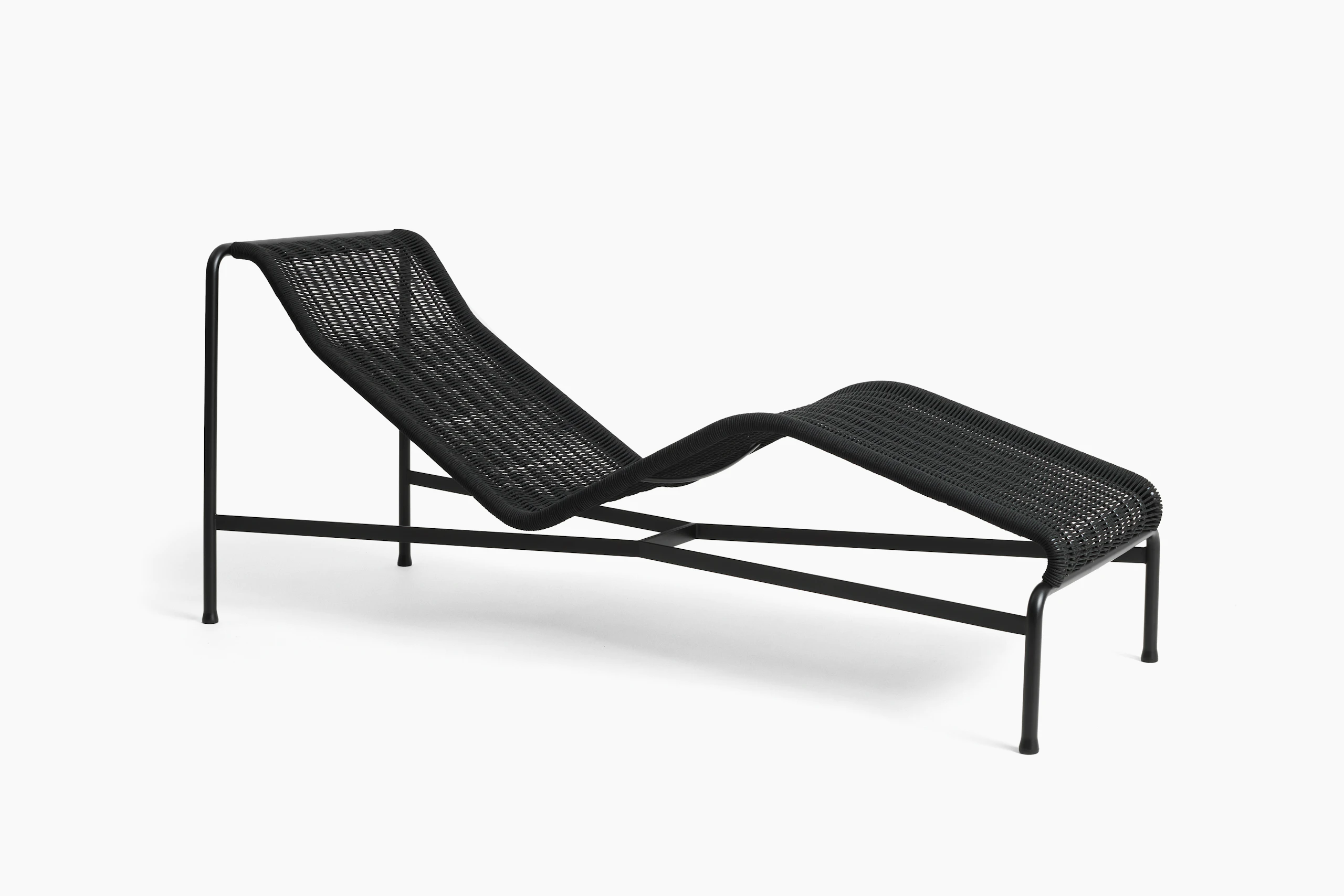 Palissade Cord Chaise Lounge - Anthracite