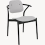 Iquo Stacking Arm Chair - Light Grey