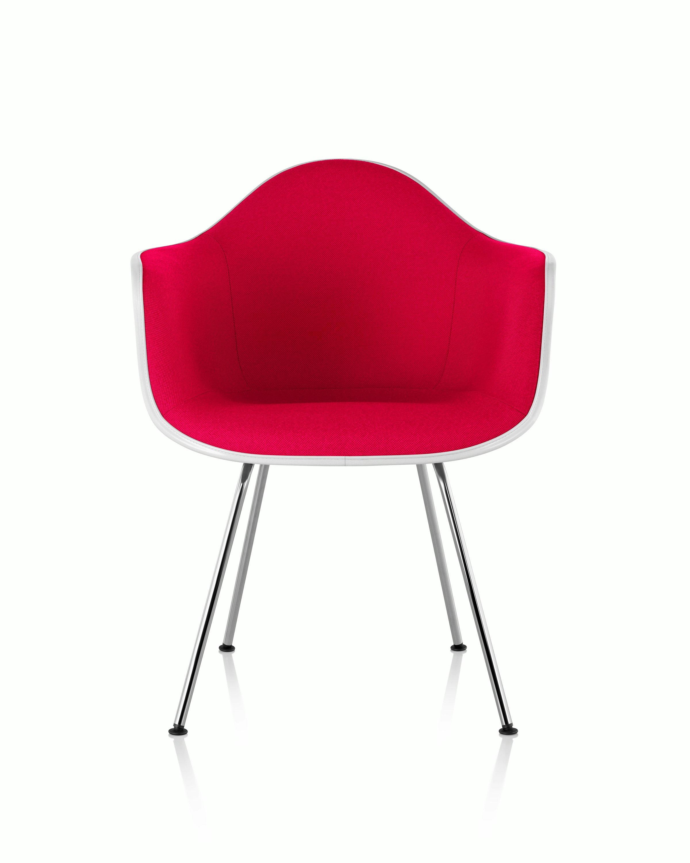 Eames Molded Plastic Armchair, 4-Leg Base