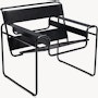 Wassily Chair in Black and Onyx Matte Black