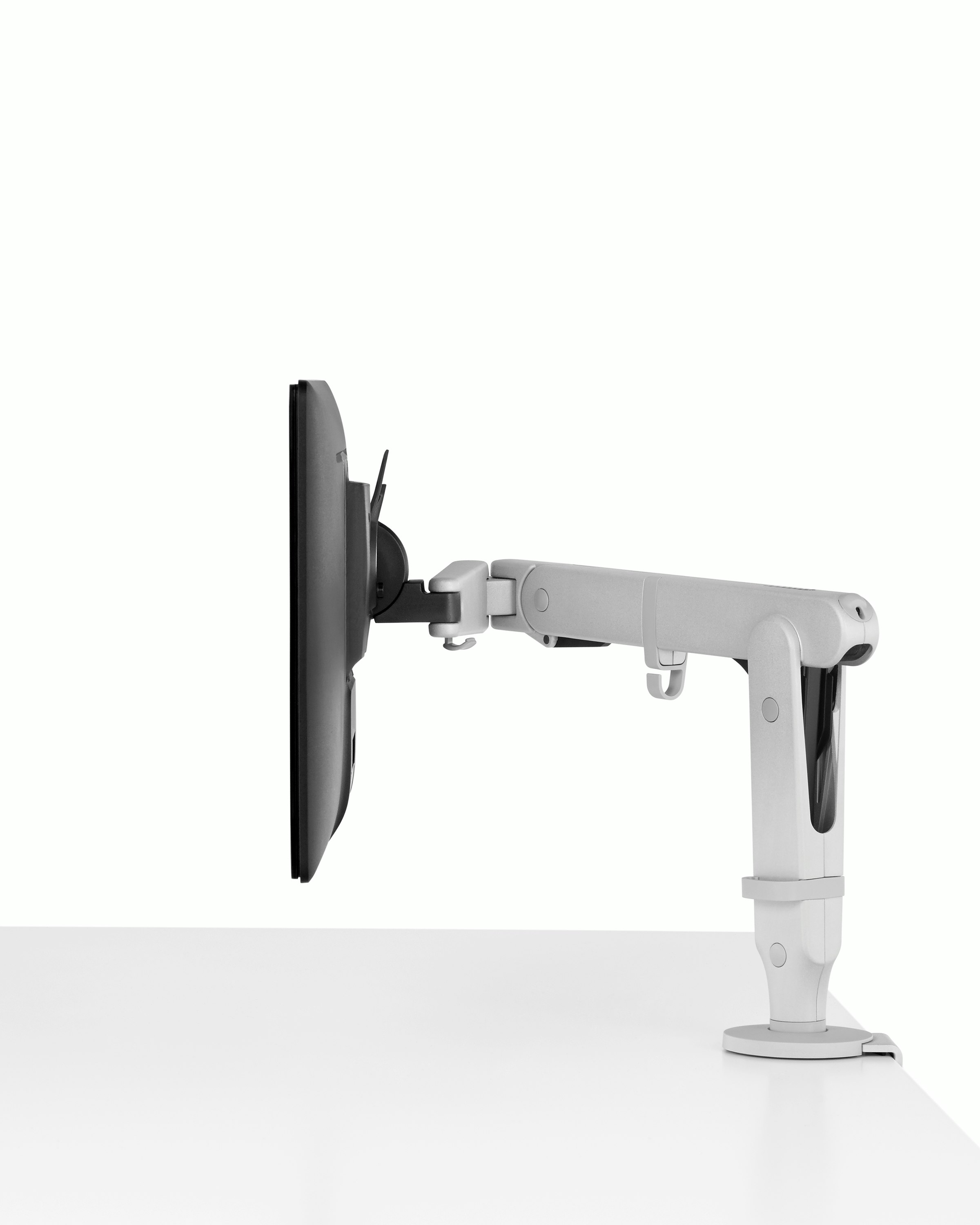 Side view of Ollin Monitor Arm