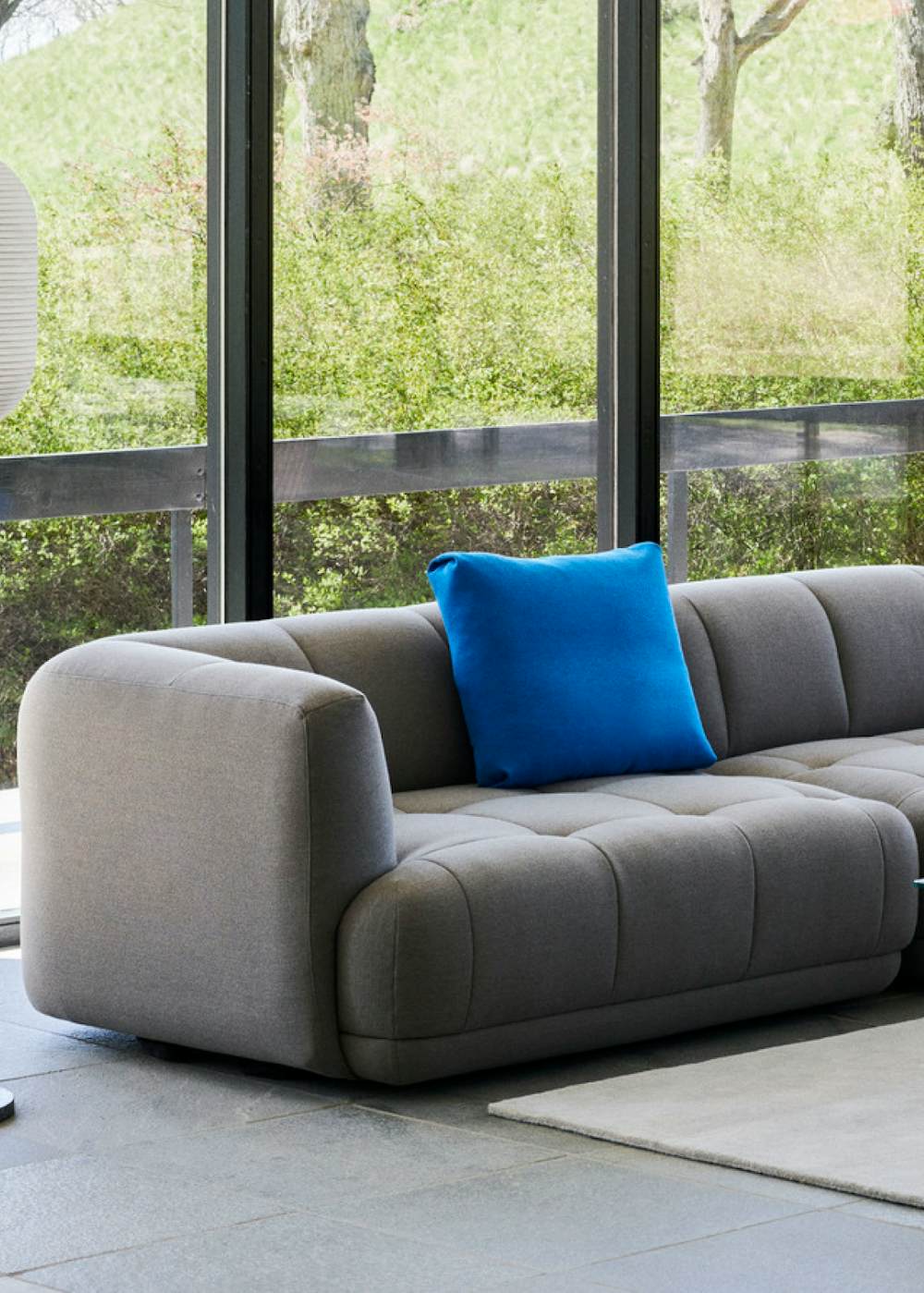 Quilton Sectional in Mode Hollow