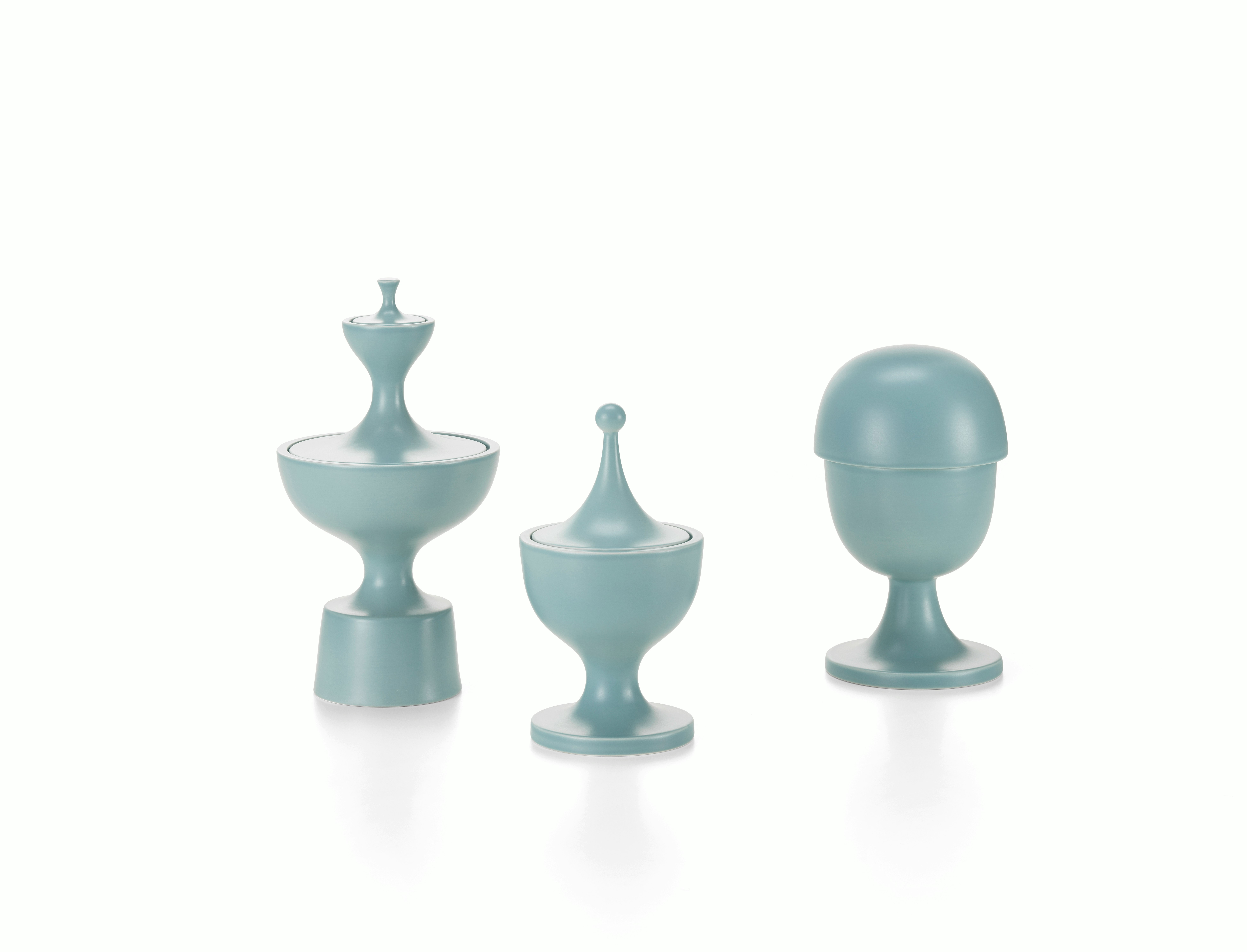 Ceramic Containers - Ice Grey