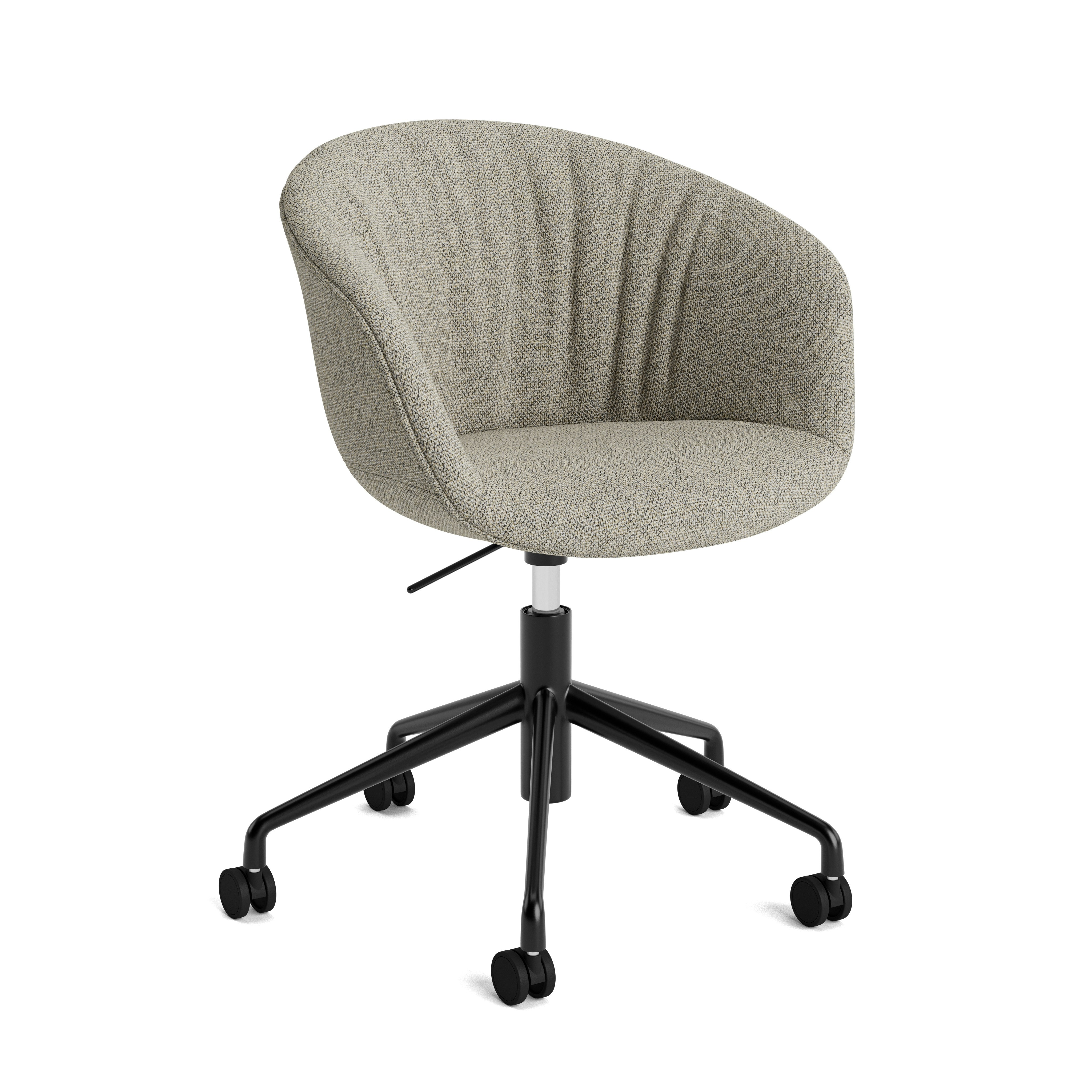 AAC 53 Soft Uph Task Armchair - Loft, 200 Cobblestone - Black