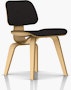 Eames Molded Plywood Dining Chair Wood Base (DCW), Upholstered