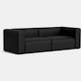Mags 2.5 Seater Sofa in Obsidian Leather