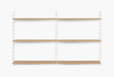 String Pocket Metal Blu, Scaffale a muro - String Furniture