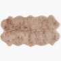 Sheepskin Throw Sheepskin Throw, Quadrat
