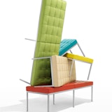 Florence Knoll Bench Florence Knoll Bench in Spinneybeck leather upholstery.