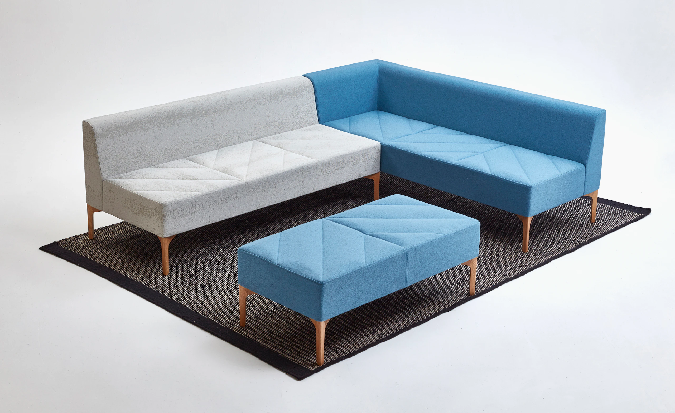 Hatch Bench with Hatch Modular Seating